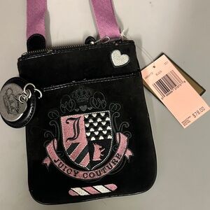 Juicy Couture Black and Pink Mini Bag